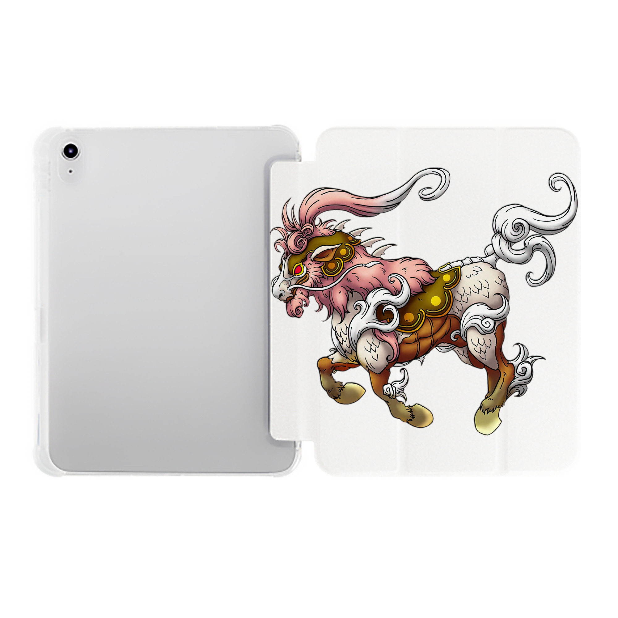 （画像用） ドラゴンクエスト Doragon Kuesuto Dragon Quest IPad ケース ペン収納付き 三つ折りスタンド PUレザー×シリコン 対応機種9.5/10.5/10.9インチ